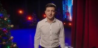 Зеленський привітав Україну замість Пороха і сказав, що йде в Президенти (відео)
